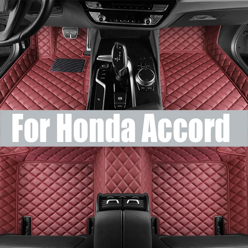 

TPE Car Floor Mats For Honda Accord 11th Mk11 CY3 2023 2024 2025 5Seat Waterproof Leather Pads LHD Foot Carpets Auto trunk mat