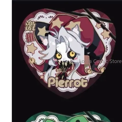 6pcs The Freak Circus Pierrot Harlequin Jester Ticketaker Doctor Heart-shaped Game Magnetic Refrigerator Sticker Fridge Magnets view 2