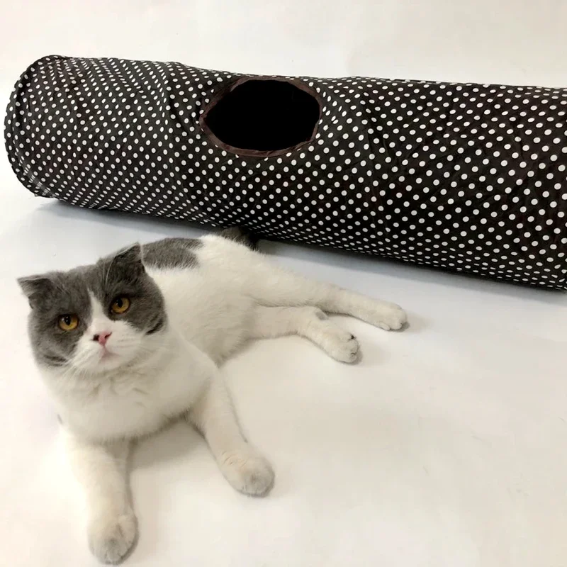 Cat Tunnel Pet Tube Collapsible Play Toy Indoor Outdoor Kitty Puppy Toys for Puzzle Exercising Hiding Training