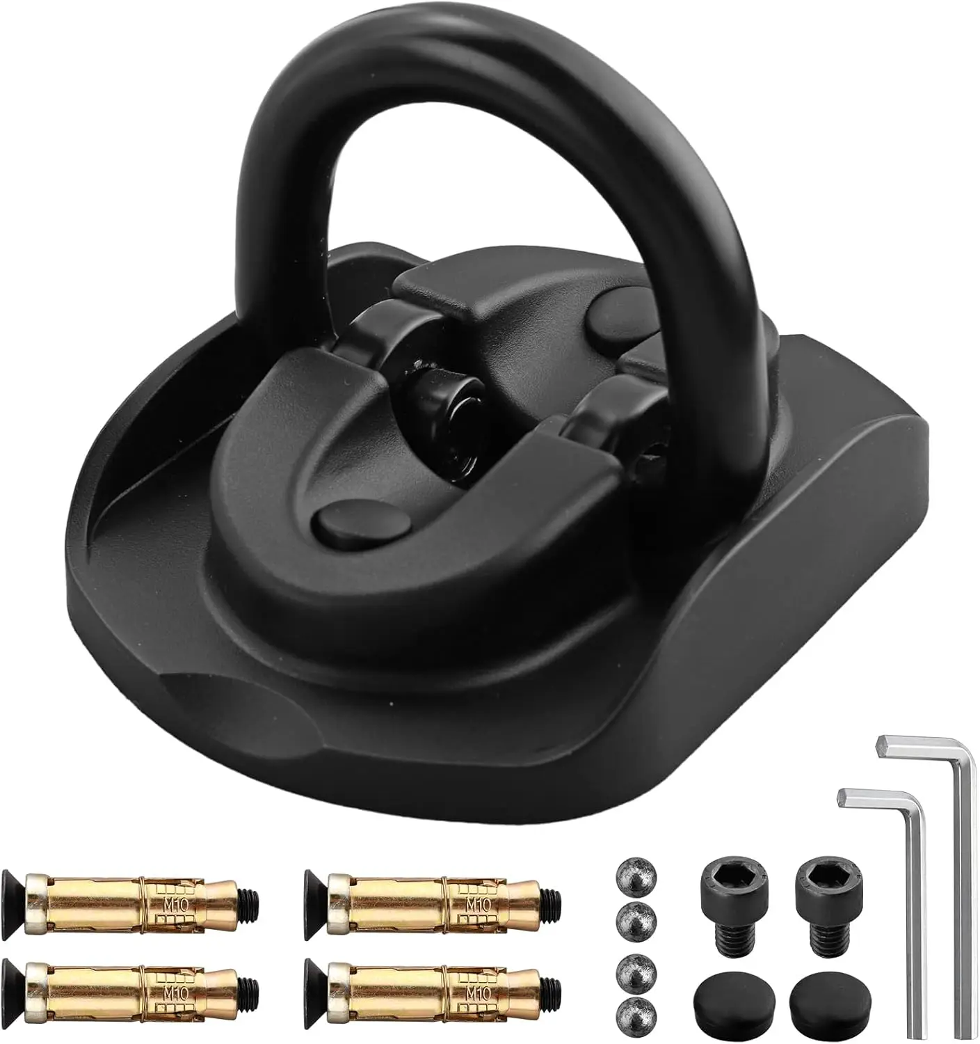 

Security Ground Anchor - Heavy Duty Alloy Steel Anti-Theft Wall Anchor Lock for Motorcycle,Bicycle