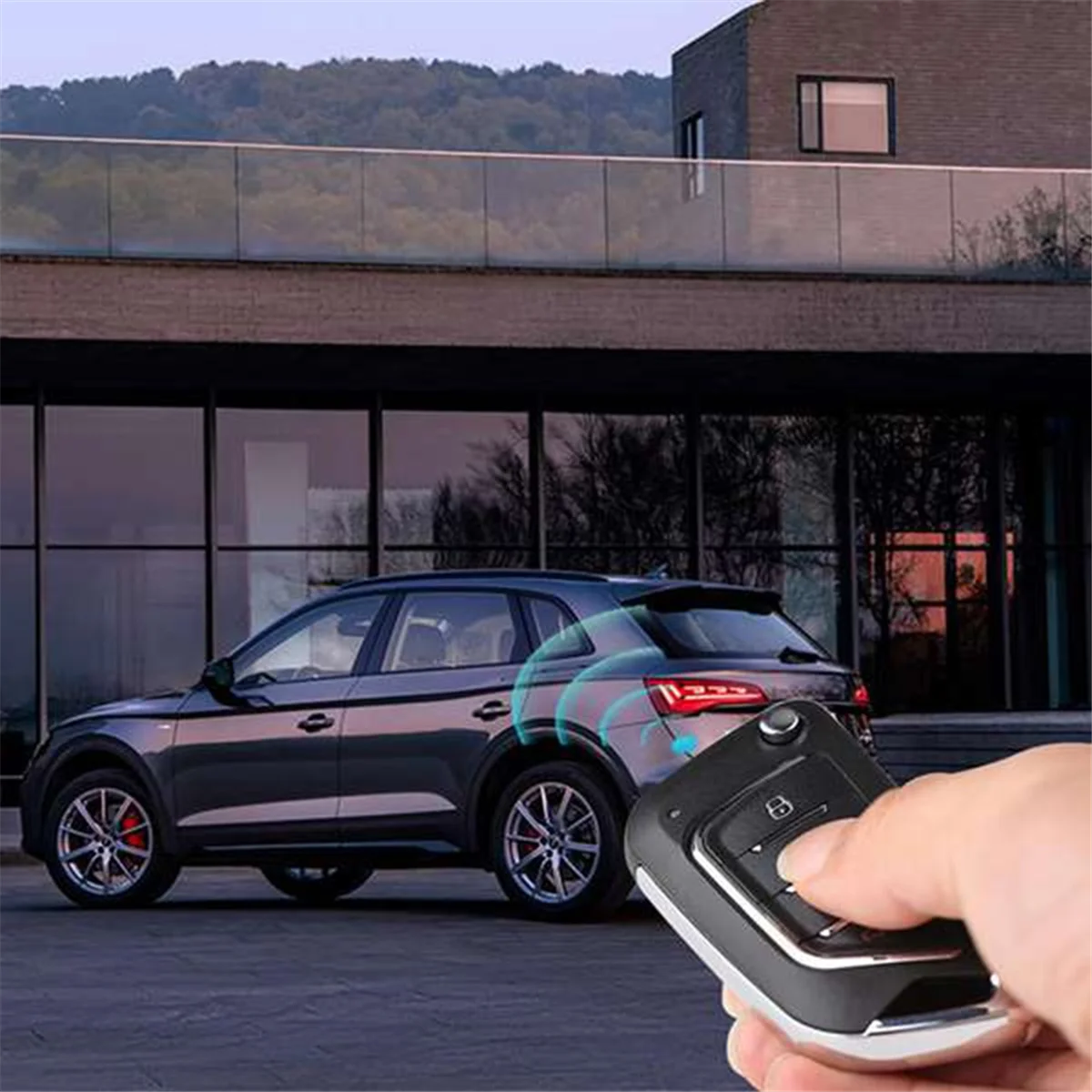 

A02Q-For Xhorse XKCD02EN Universal Wire Remote Key Fob 4 Button for Cadillac Style for VVDI Key Tools