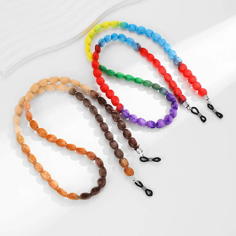 مع يو |   النايلون خيط القطن سلسلة النظارات الفولاذ المقاوم للصدأ للجنسين الرجال النساء الملحقات نظارات الخريف الشتاء جديد