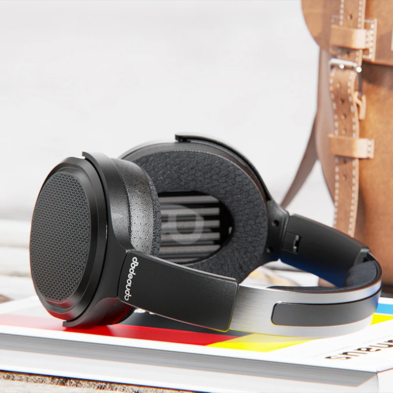 FiiO JT7 سماعات مفتوحة الظهر مستو HiFi سماعة 95x86 مللي متر الملكية مستو سائق سماعات أذن 3.5 مللي متر + 4.4 مللي متر كابلات وشملت سماعة الرأس