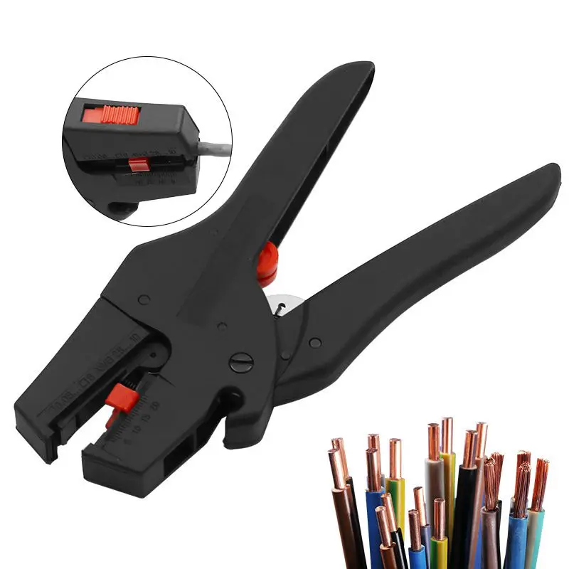 Sıyırma pense otomatik 0.08-6mm kesici kablo makası tel Stripper aracı FS-D3 çok amaçlı ayarlanabilir hassas