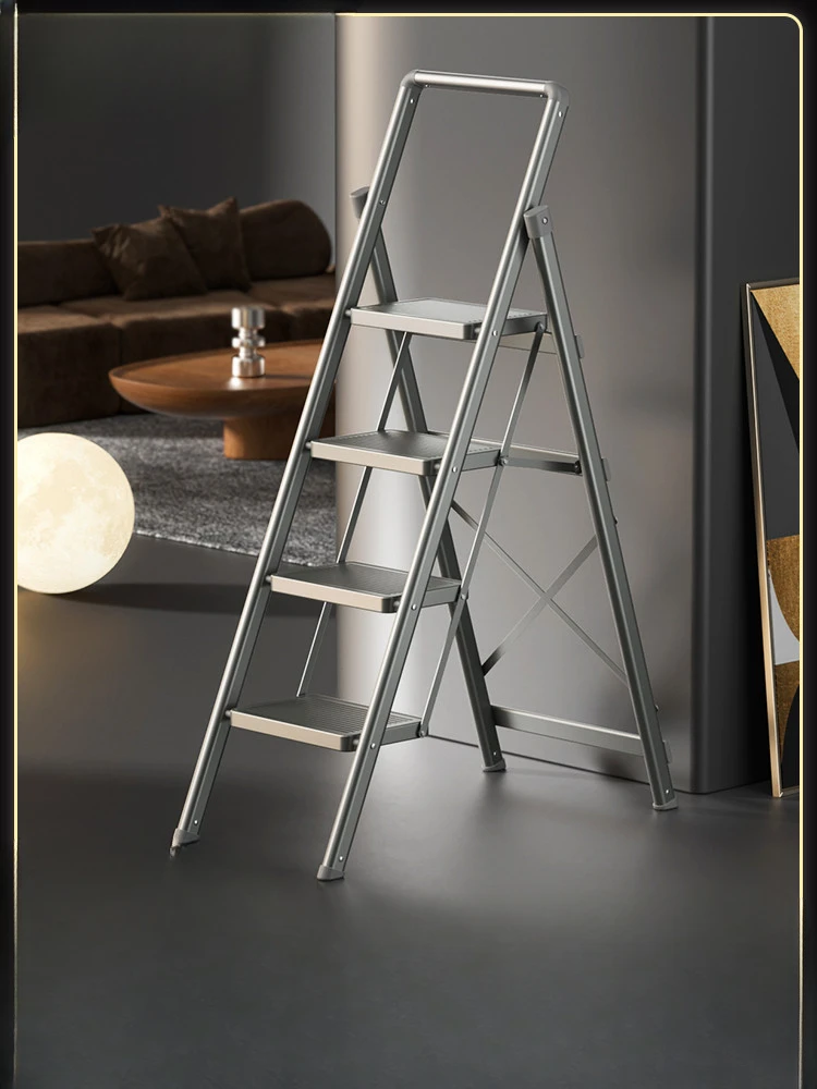 Kentai ladder home folding telescopic room multi-functional thickened herringbone ladder four or five steps portable climbing