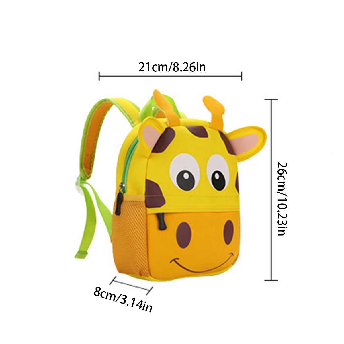 새로운 3D 어린이 학교 가방 어린이 배낭 유치원 만화 동물 유아 어린이 배낭 패션 여행 야외 가방