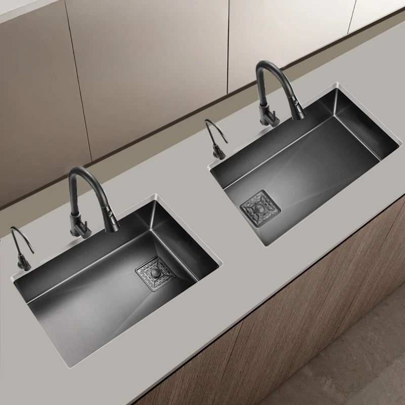 Thickened Kitchen Sinks Stainless Steel Minimalist Complete Kitchen Sinks Accessories Home Improvement Lavelli Da Cucina ZY40SC