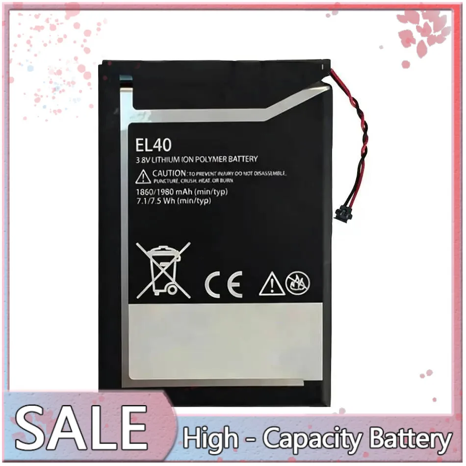 

Mobile Phone Battery EL40 1980Mah For Motorola Moto E 1 ST XT1019 XT1021 XT1022 XT1023 XT1025 XT830C