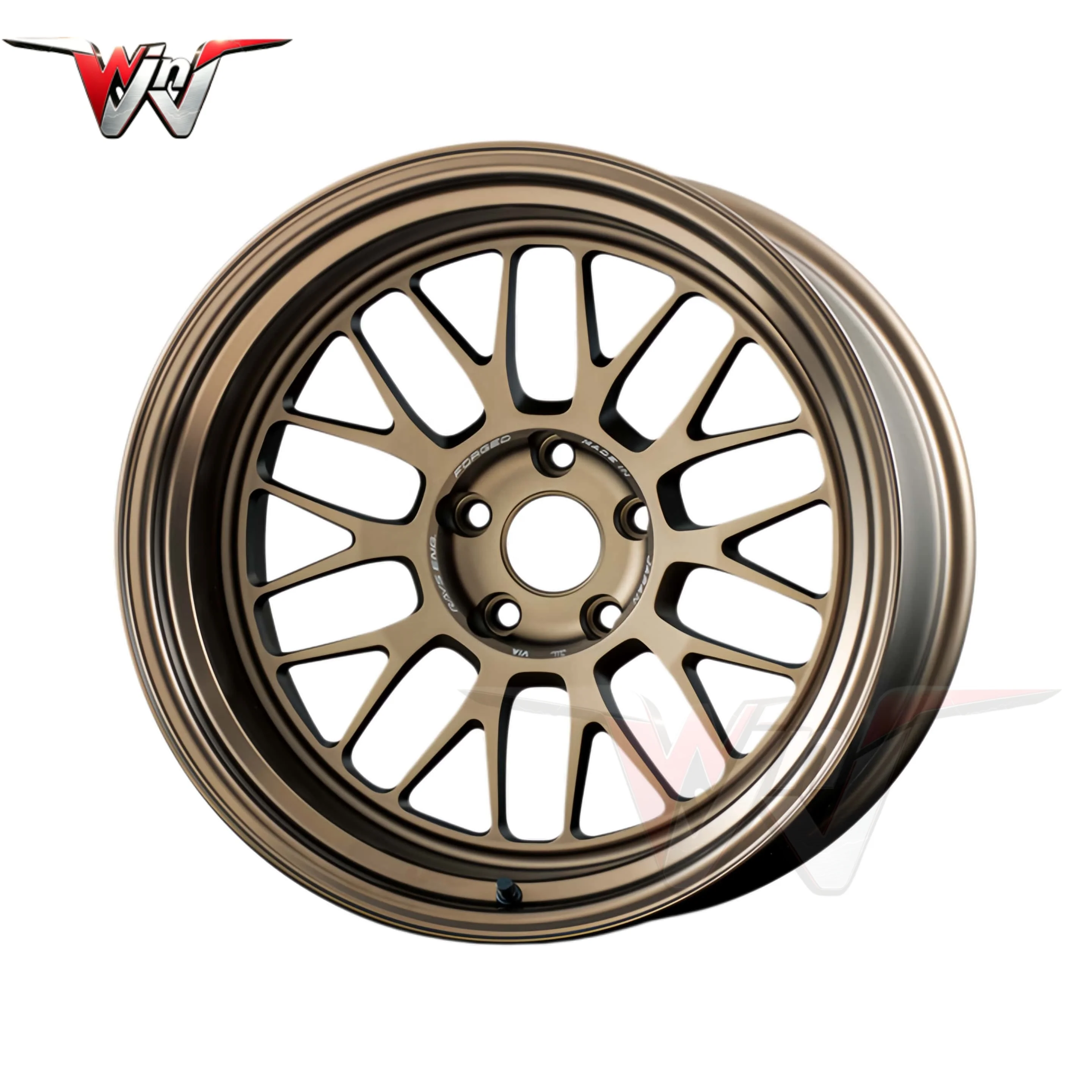 Flow Forming Five Spoke Polished Aluminum Alloy Wheel Hub Custom PCD ET28 ET30 ET35 Precision Machining Rim