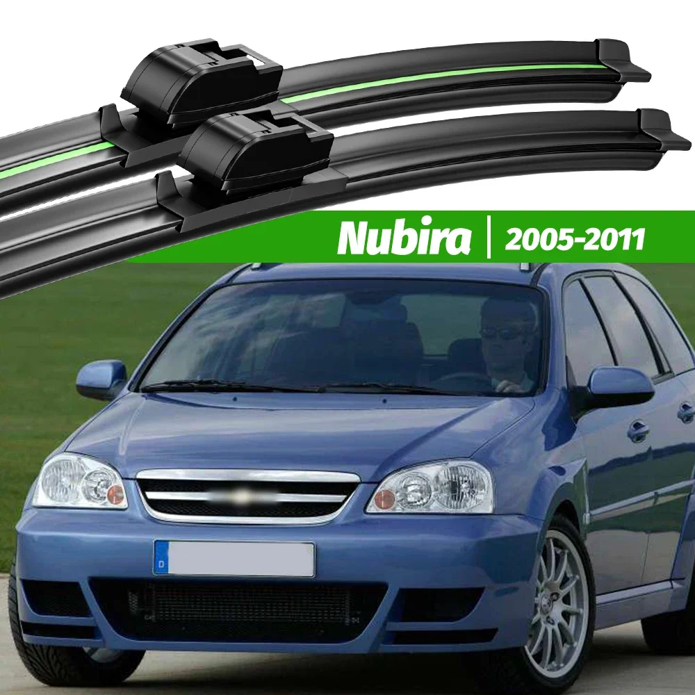 

For Chevrolet Nubira 2005-2011 2pcs Front Windshield Wiper Blades 2006 2007 2008 2009 2010 Windscreen Window Accessories