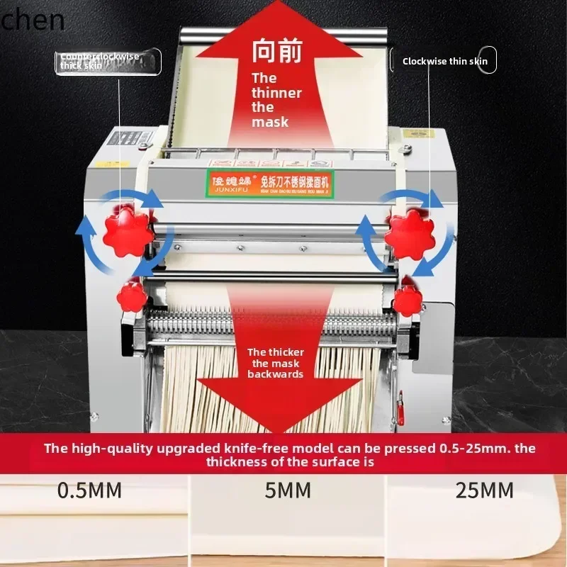 FZ commercial electric large noodle kneader stainless steel automatic rolling machine