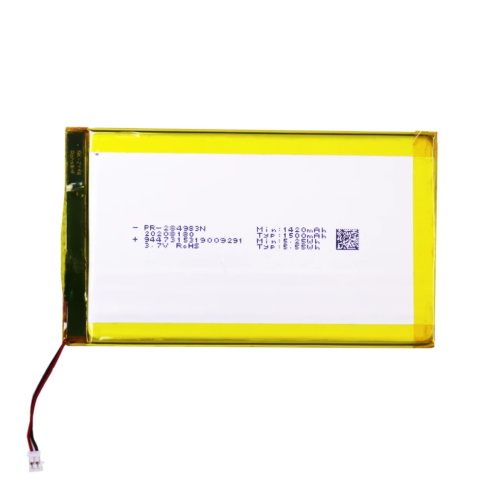 Bateria 1500mAh PR-285083 PR-284983N do Kobo Glo HD Tolino, Kobo Clara HD, akumulator do e-booka, wtyczka 2-przewodowa — zdjęcie produktu 3