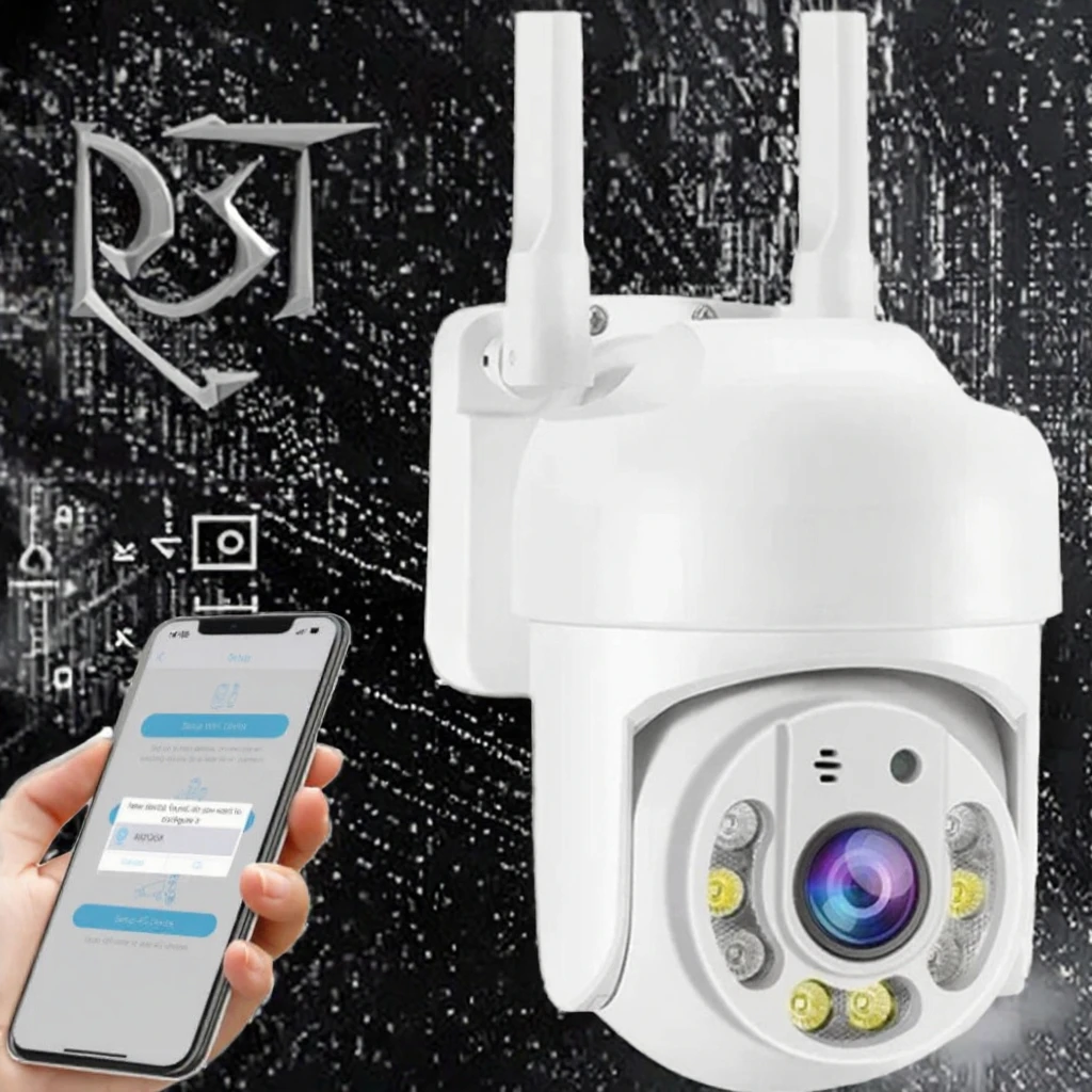 2026 Hot Sale 2K 360 Degree Outdoor Dome Camera Security Camera with Night Vision 2-Way Talk Auto Tracking Pan-Tilt