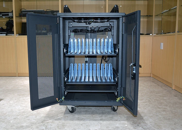 Tablet PC, USB charging cart with removable charging  sync cabinet