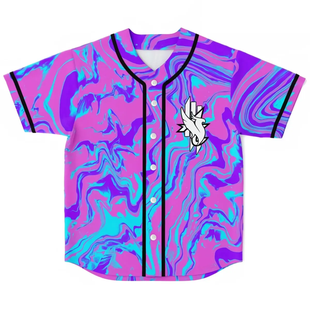 ILLENIUM LOGO Baseball Jersey Merch Men/Women Casual Thin button Baseball uniform Oil Slick Custom Jersey