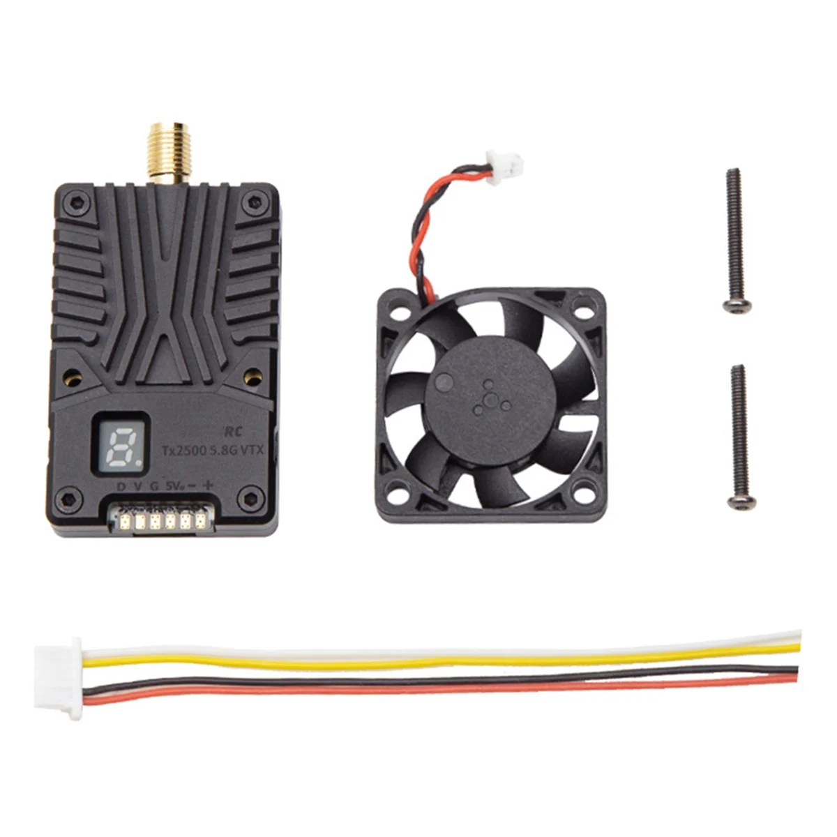 A56G-For ATOMRC TX2500 5.8G 2.5W VTX FPV Video Transmitter 800/1600/2500mW Supports X/Low Band for RC FPV Drone