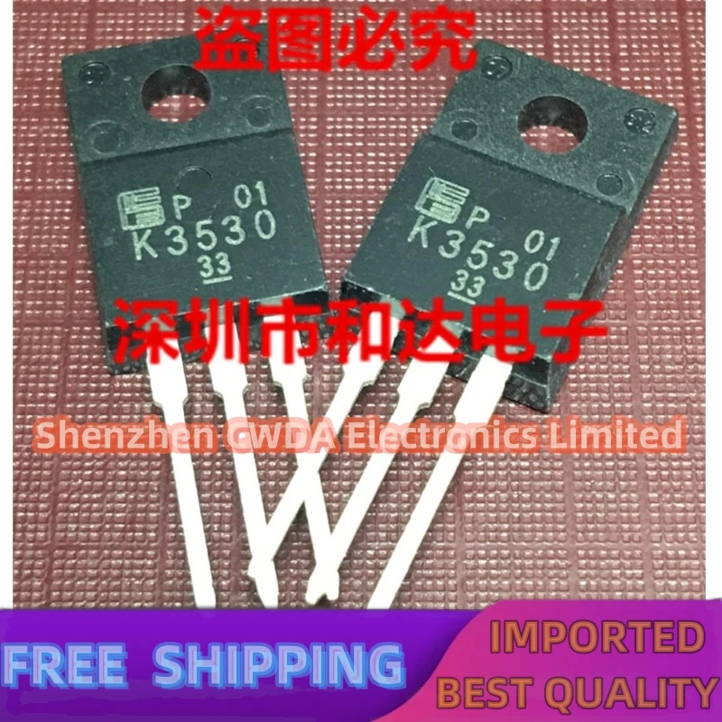 

10PCS-20PCS 2SK3530 K3530 MOS TO-220F 800V 7A In Stock