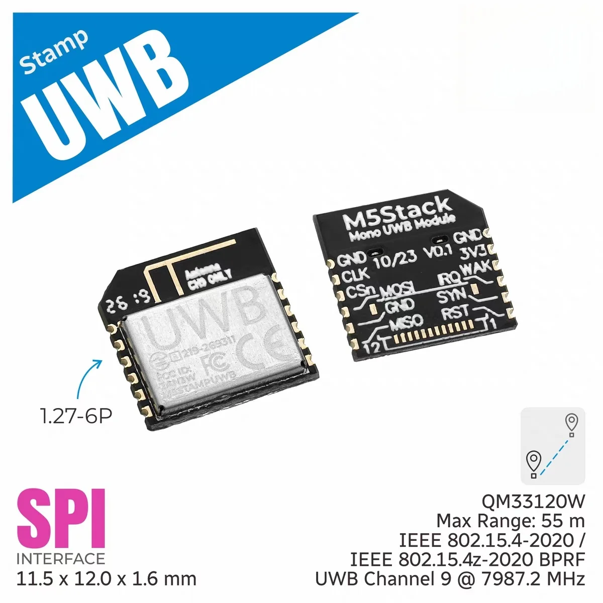 official-m5stack-stamp-uwb-ultra-small-embedded-distance-measurement-module-supports-stamp-hole-smt