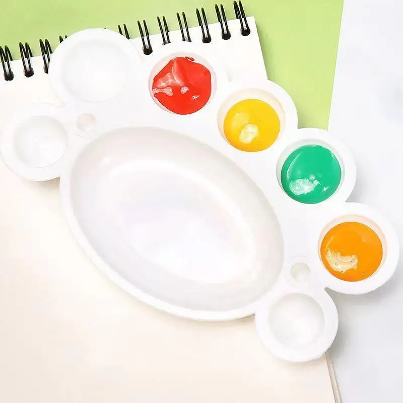 Paleta de cores para unhas, esmalte em gel, mistura de desenho, paleta de pintura colorida para manicure, arte em unhas, paleta de laca para unhas