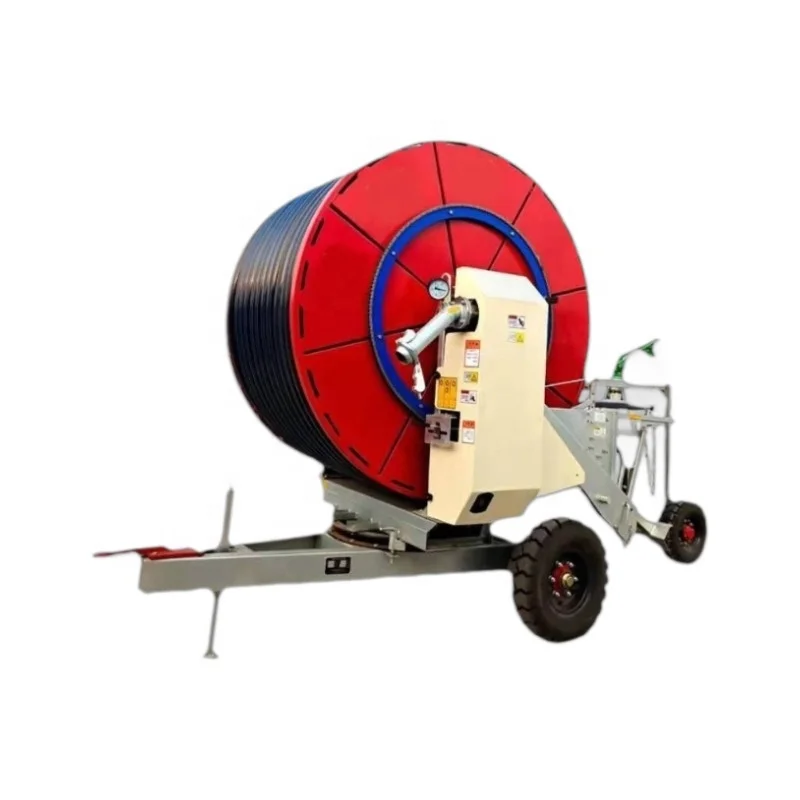Automatic Irrigation System Farms Hose Reel Water Irrigation Agricultural Mobile Rain G un Sprinkler Watering Saving Machine