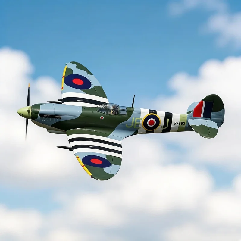 XFly Model 1200mm SPITFIRE Fighter Electric RC Foam Aircraft Fixed Wing Remote Control Model Aircraft Toy PNP RC Airplanes Gifts view 3