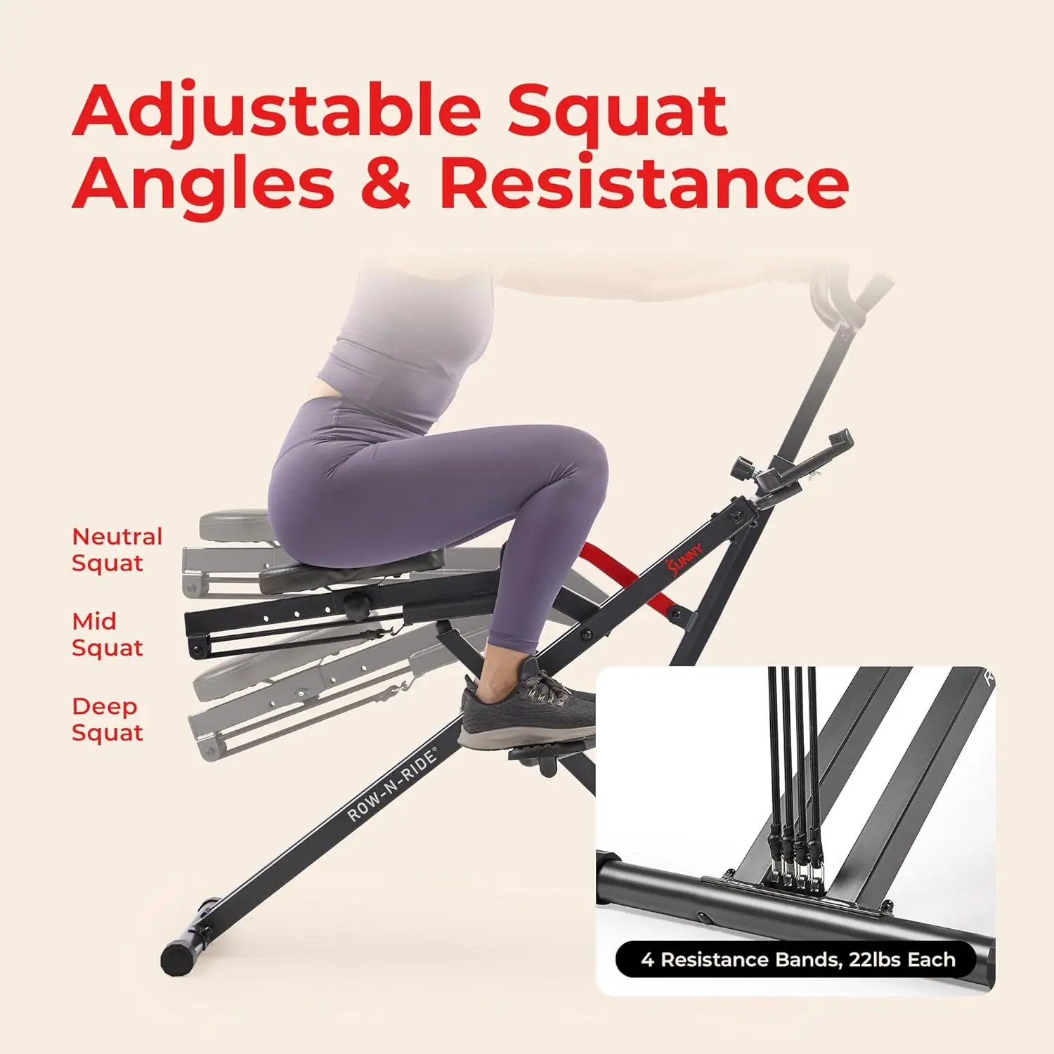 Full Body Workout at Home, Metal Material, Gray Color, 350 LB Capacity, 5-Level Resistance view 4