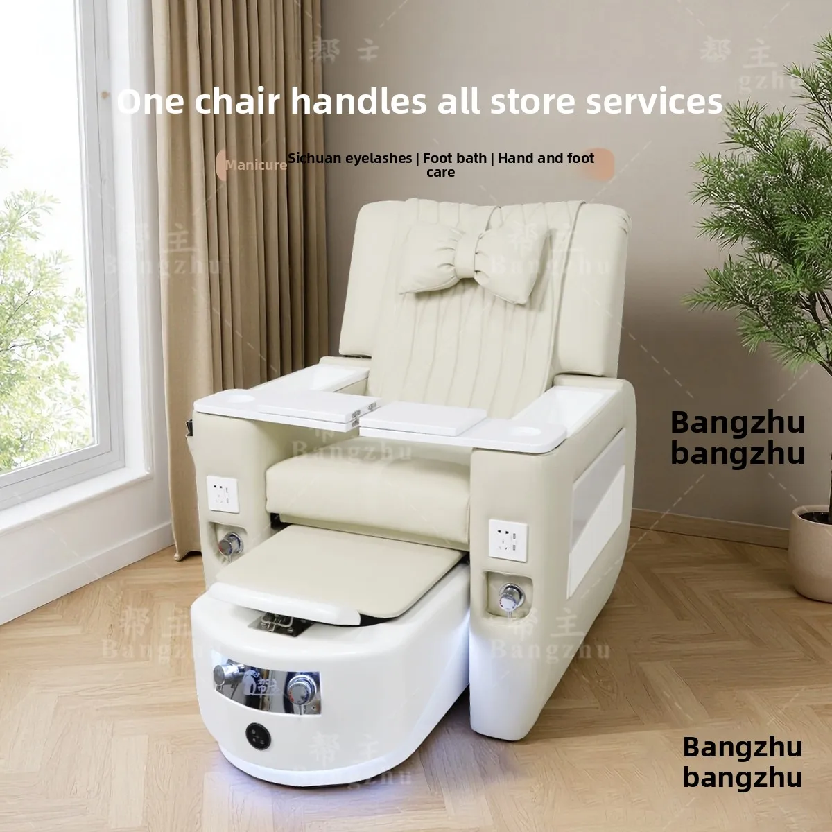 2026 New Adjustable Electric Massage Pedicure Chair Professional Foot Therapy Electric SPA Foot Bath Salon ODM/OEM