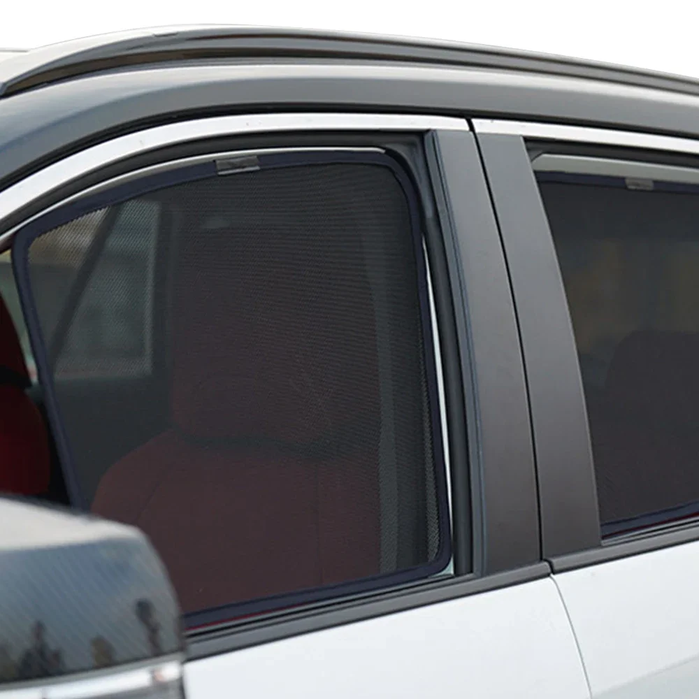 Dla Hondy City Grace Sedan 2014-2020 Magnetyczna osłona przeciwsłoneczna do samochodu Zasłona przedniej szyby Tylna boczna osłona przeciwsłoneczna do samochodu — zdjęcie 2