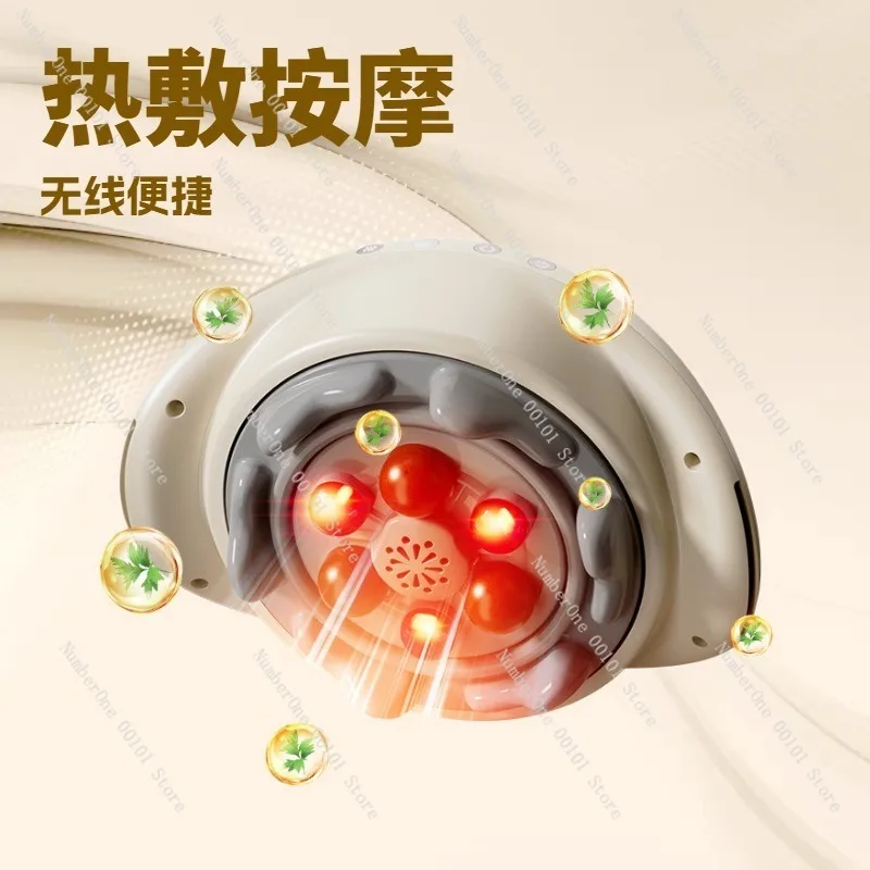 Moxibustion Heating Abdominal Massager, Automatic Stone Needle Therapy Device, Home Health Care Massage Equipment