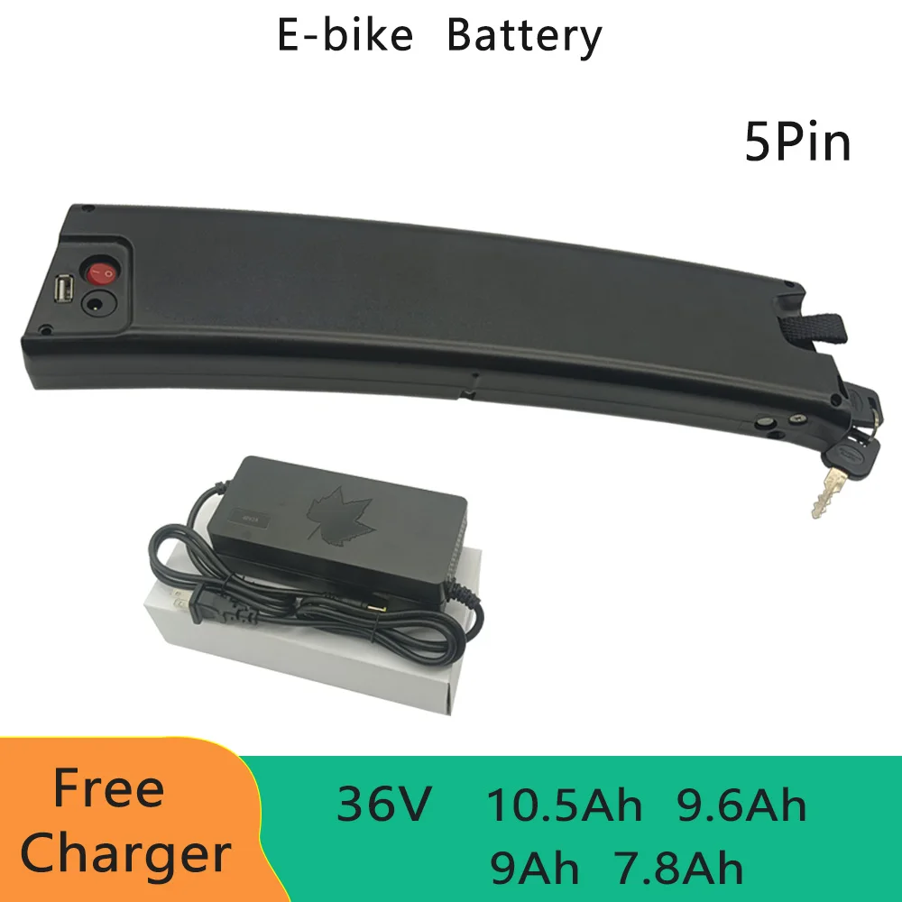 Bending   Reention Rapier Li-ion Folding E-bike Battery 36V 7.8Ah 9Ah 9.6Ah 10.5Ah for Jupiter Summit Folding Jupiter Bike Ebike