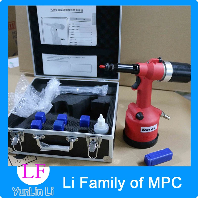 Automatic Air Riveter Nut Rivettatrice Pneumatic Hydraulic Pull Rivet Nut Gun Automatic Pneumatic Tool RL-0312