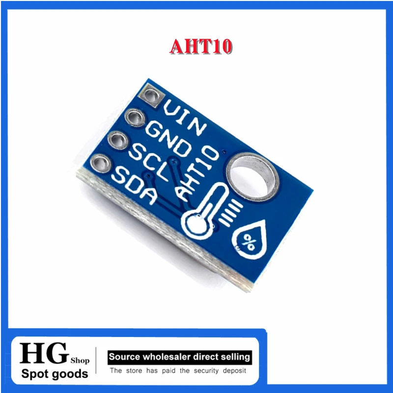 1-5PCS/Lot AHT10 High Precision Digital Temperature and Humidity Sensor Measurement Module I2C Communication Can Replace SHT20