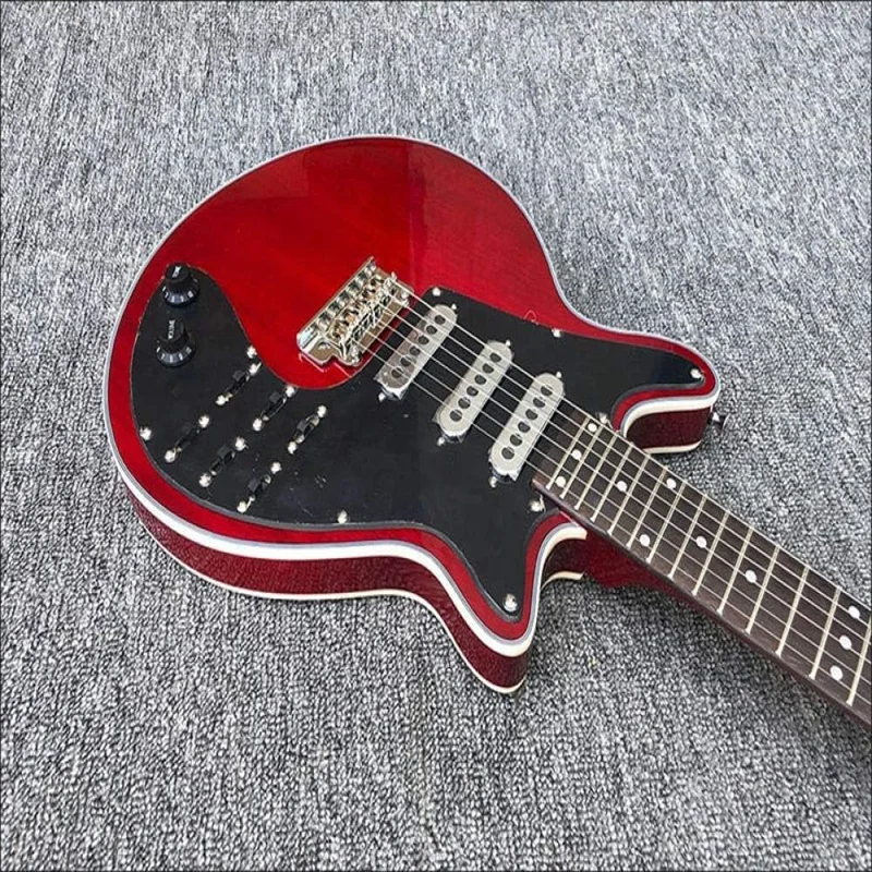 High Quality Vintage Cherry Red 6-String Electric Guitar Pickup Car and Black Switch BM01