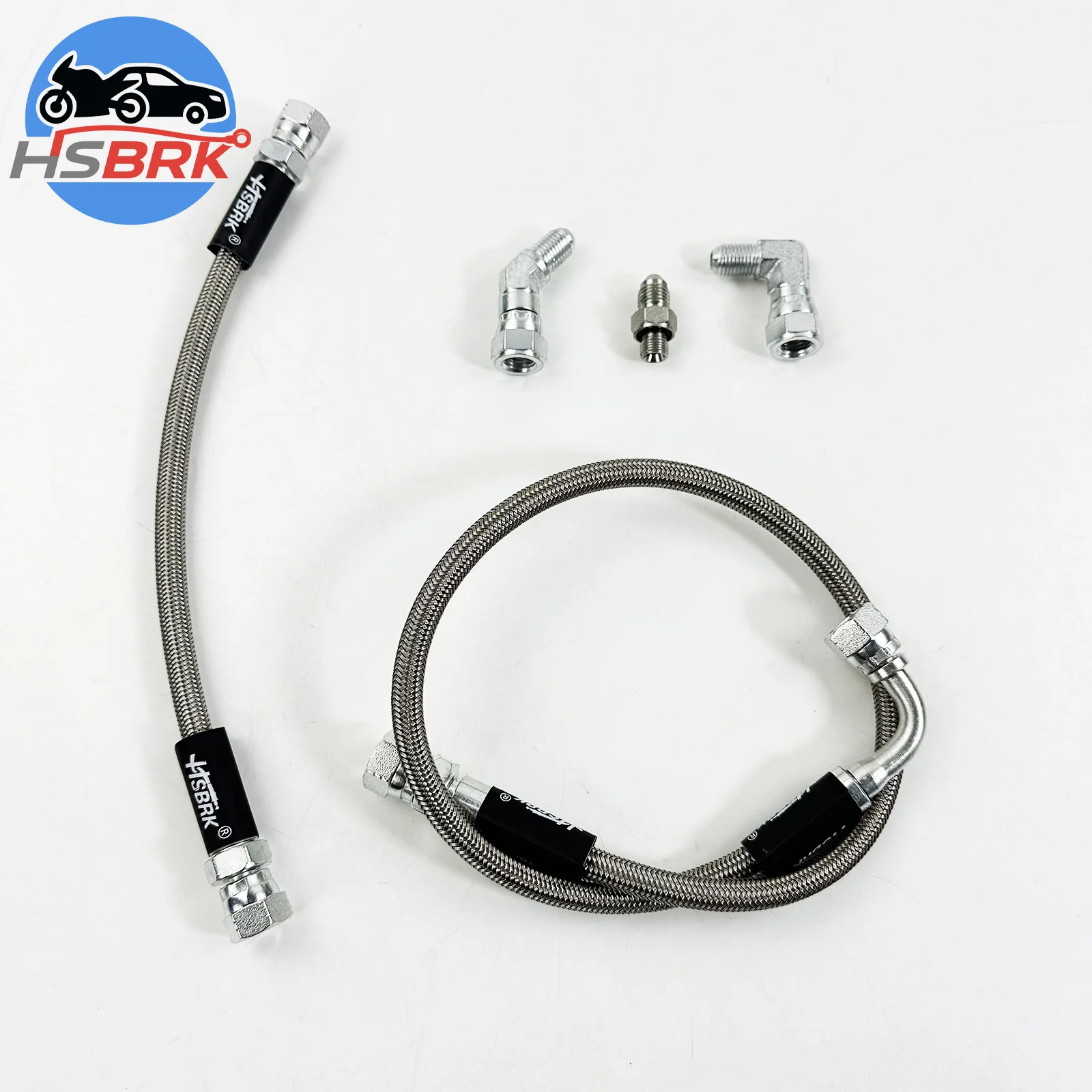 

PTFE Blue Stainless Steel Braided AN4 7/16 Oil Cooler Hose Kit 30-500CM High-Temperature Pressure-Resistant Oil Line Pipe