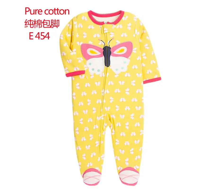 2023 Baby Pajamas Cotton One-piece Romper Clothing Zipper Newborn Clothes Toddle Girls Jumpsuit Children\'s Outfit Ropa Para Bebe