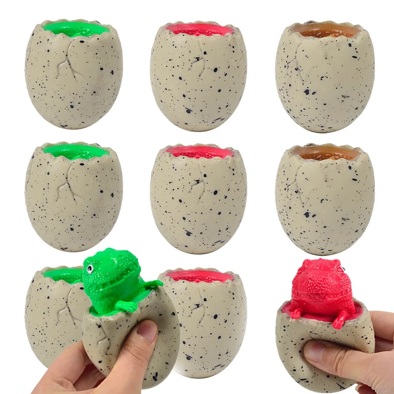 1/3pcs Squeeze Dinosaur Egg Toys Stress Relief Toys for Kids Boys Birthday Jurassic Themed Party Favor Gift Goodies Bags Stuffer