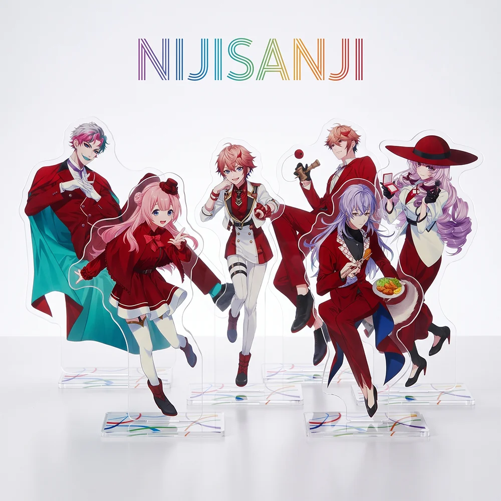 Anime NIJISANJI Shioriha Ruri Joe Rikiichi Sasaki Saku 15CM Acrylic Stand Keychain Cosplay Character Model Desk Decor Gifts