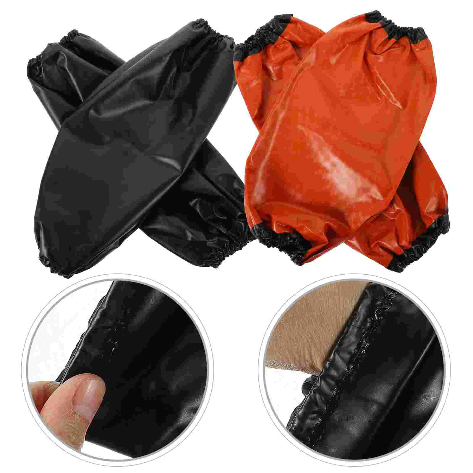 

2 Pairs Composite Waterproof Sleeve Kitchen Tool Arm Sleeves Cover Protector Oversleeves Pvc