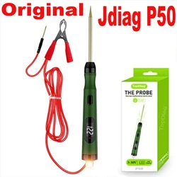origin JDiag Topdiag P50 Car Electrical Circuit Tester Power Probe 5V-30V Digital Display Lamp Voltage Test Pen Auto Repair Tool