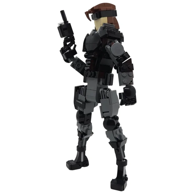 Special Forces Operative MOC Bricks Realistic Uniform Battle Ready Model DIY Brick Kit Collectible Display Scene