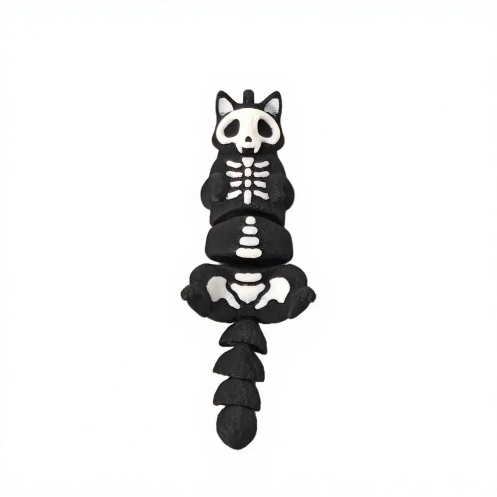 Edge Keychain Mini Cat Keychain Stress Reliever 3d Printed Soft Charm Compact Clip-on Bag Accessory Desk Decoration Pocket Gift