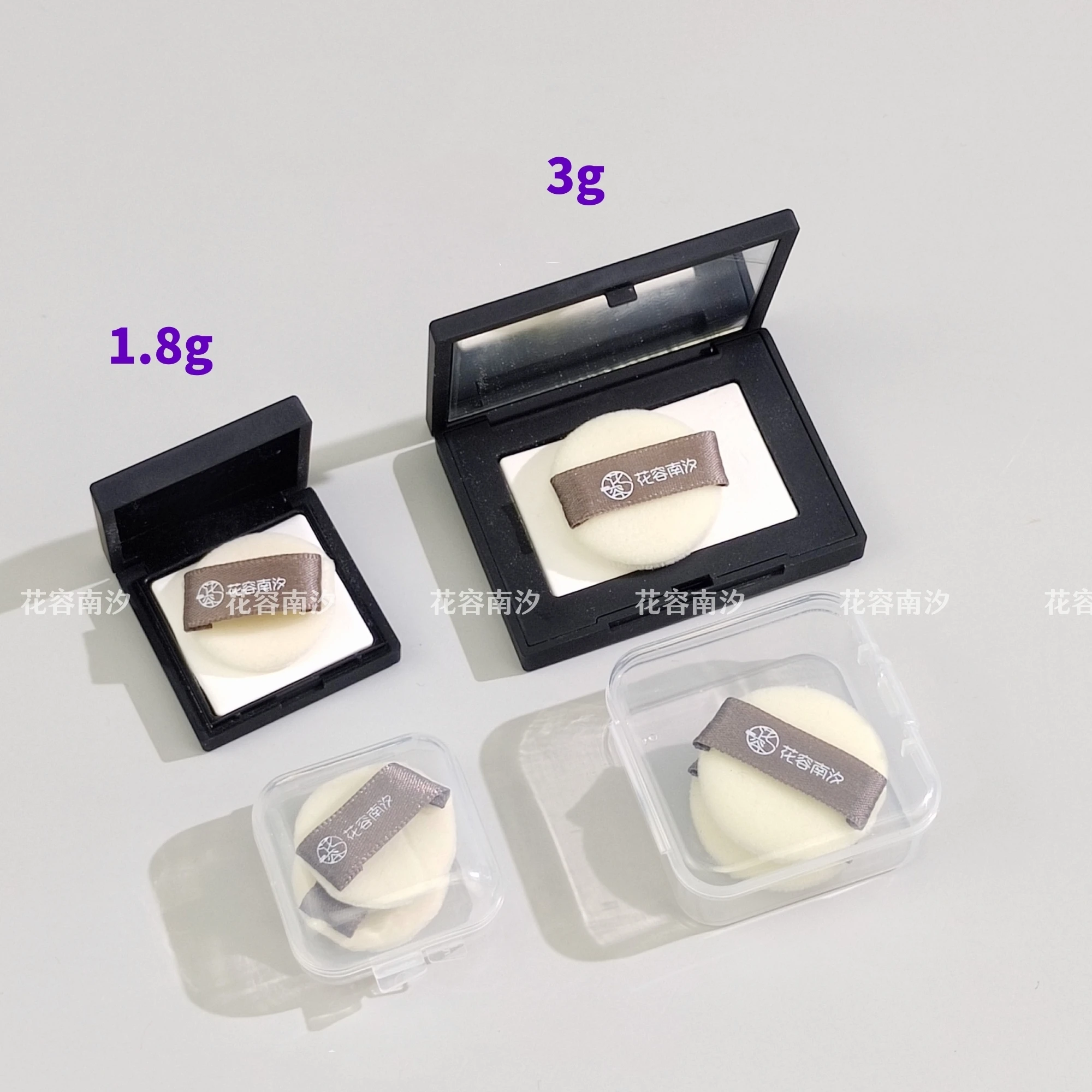 Small Flocking Mini Replacement Puff Loose Powder Foundation Puff