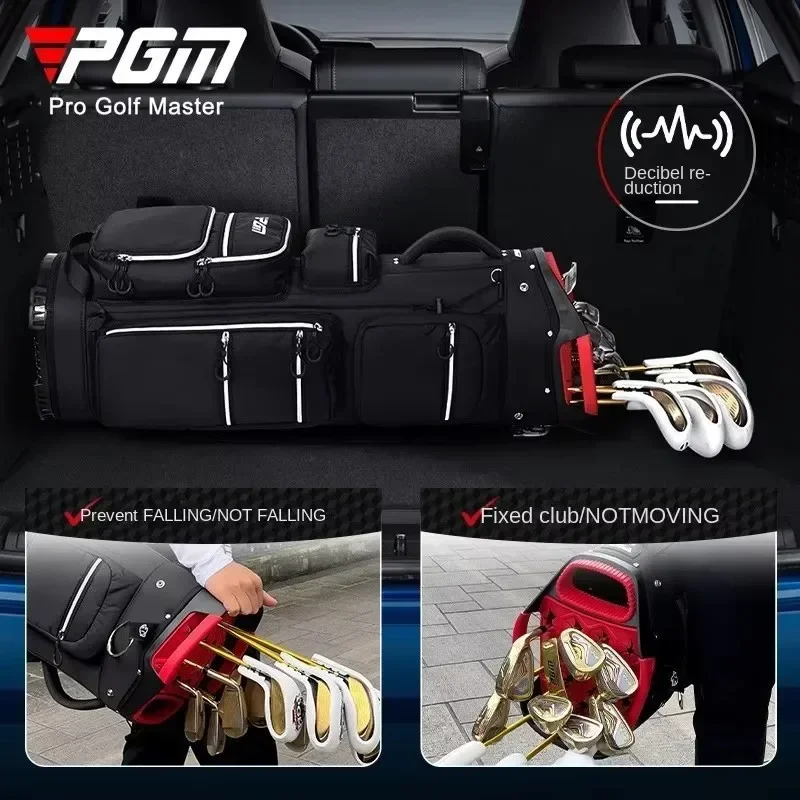 PGM Golf Bag Fixed Club Holder Light Portable Travel Golf Bag Light Weight Sport Bags QB166