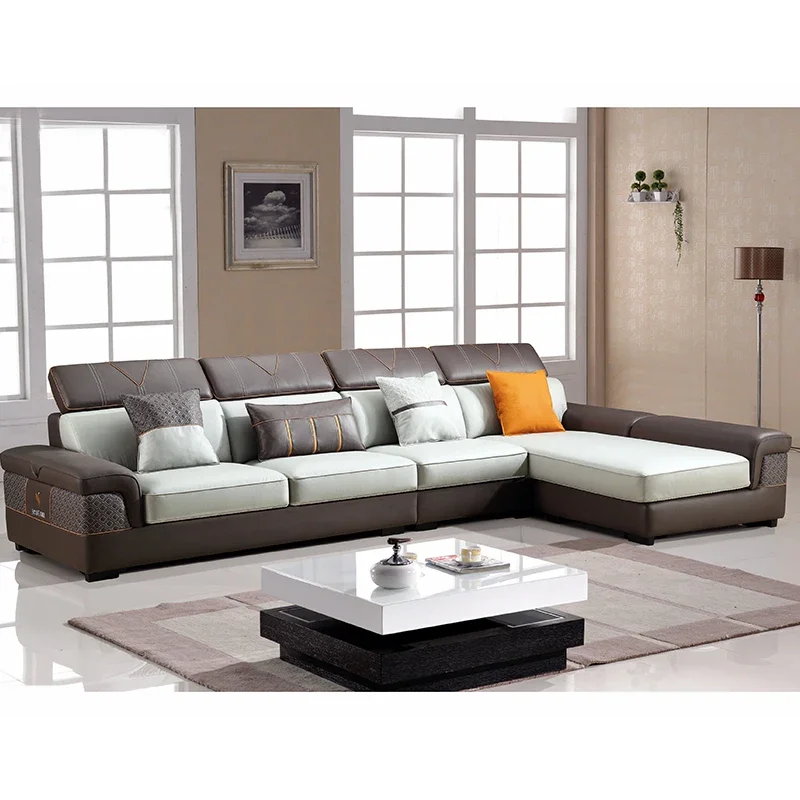 Modern Living Room Sofa Manufacturers L Shaped Velvet Fabrics Luxury Corner Modular Sofa Sectional Sofa Set Furniture