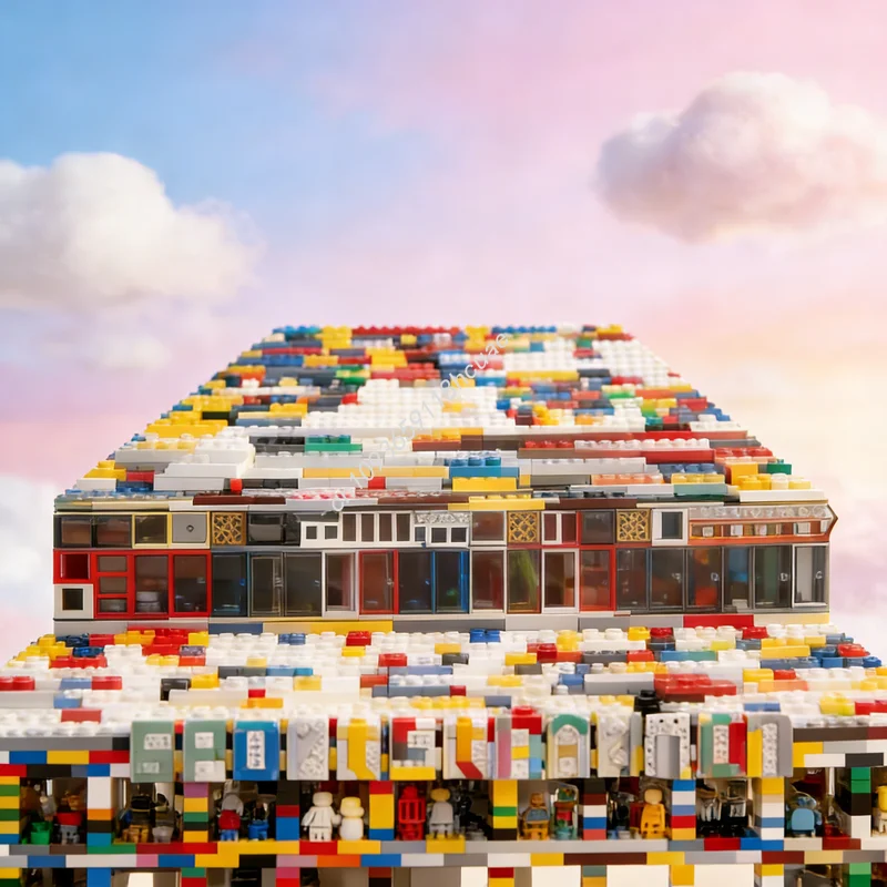 

5650pcs MOC City Sportstadion De Pepernoot Sportstadium Model Building Blocks Architecture Christmas Gifts Toy Brick Birthday