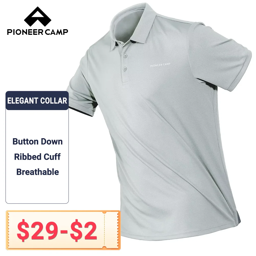 

Mens Golf Polo Shirts Soft Solid Plain Quick Dry Lighweight Short Slevee Outdoor Polo T-Shirts Tops