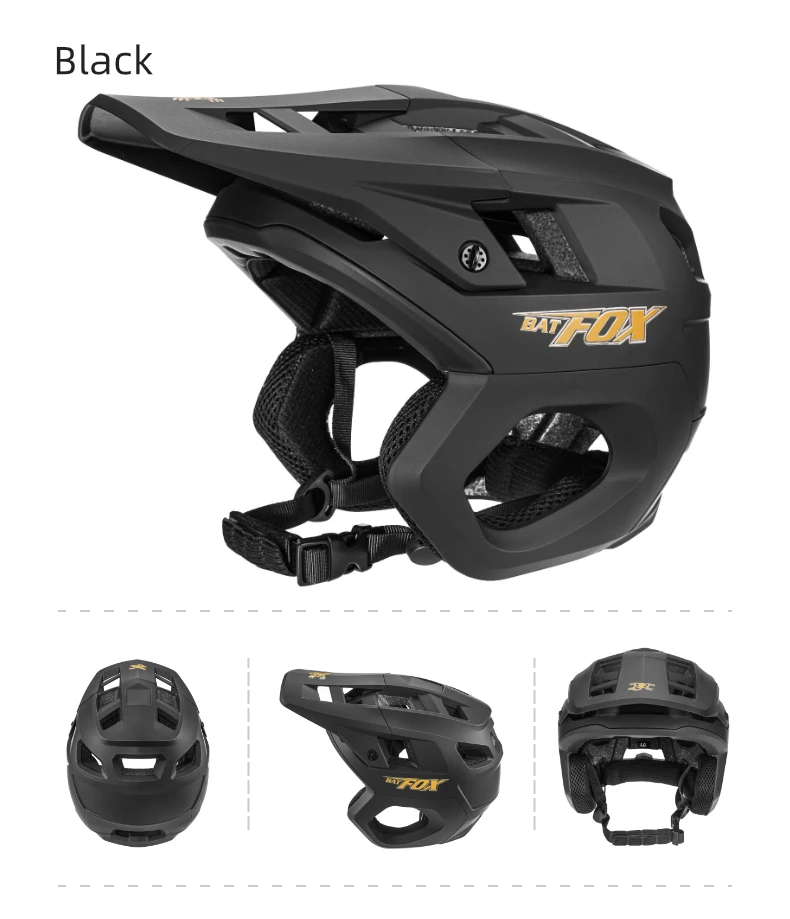 BATFOX Fahrradhelm, integriert geformter Helm für Mountainbike, Downhill, Rennrad, Sicherheitshelm für Herren, Renn- und Fahrhelme, Casco Ciclismo – Detail 13