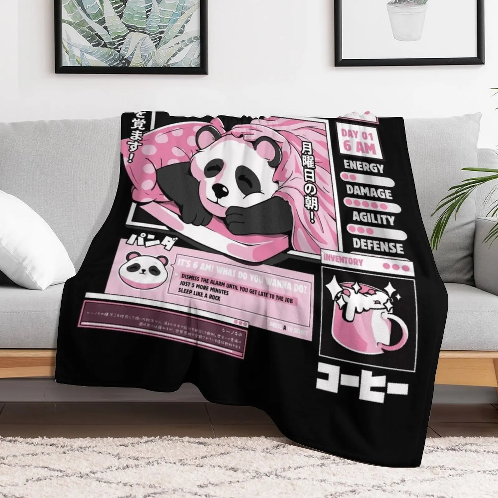 Monday.exe Throw Blanket warm winter Heavy Decorative Sofa Blankets