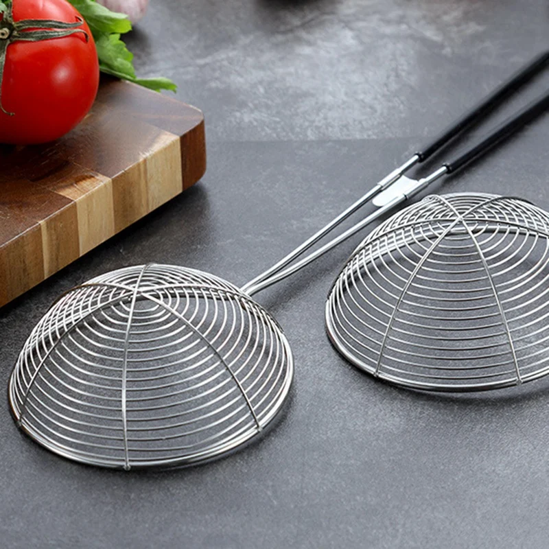 10 Pieces Hot Pot Strainer Scoops,Stainless Steel Hot Pot Strainer Spoons Mesh Skimmer Spoon Strainer Ladle With Handle