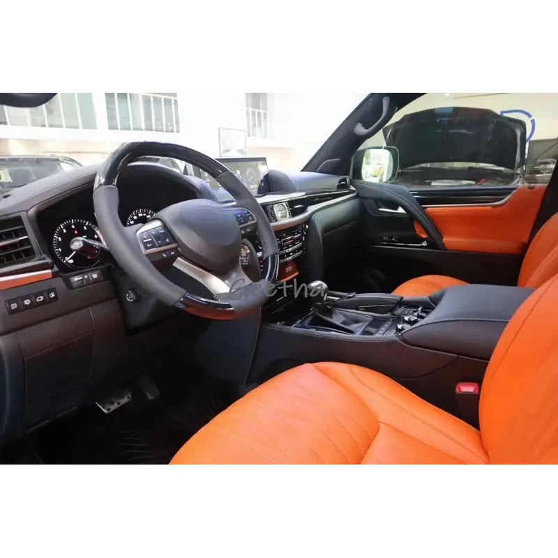 Factory Hot Selling For Interior Navigation Seat Leather Cover Steering Wheel Conversion Lx570 Upgr Modification 22 Interior To